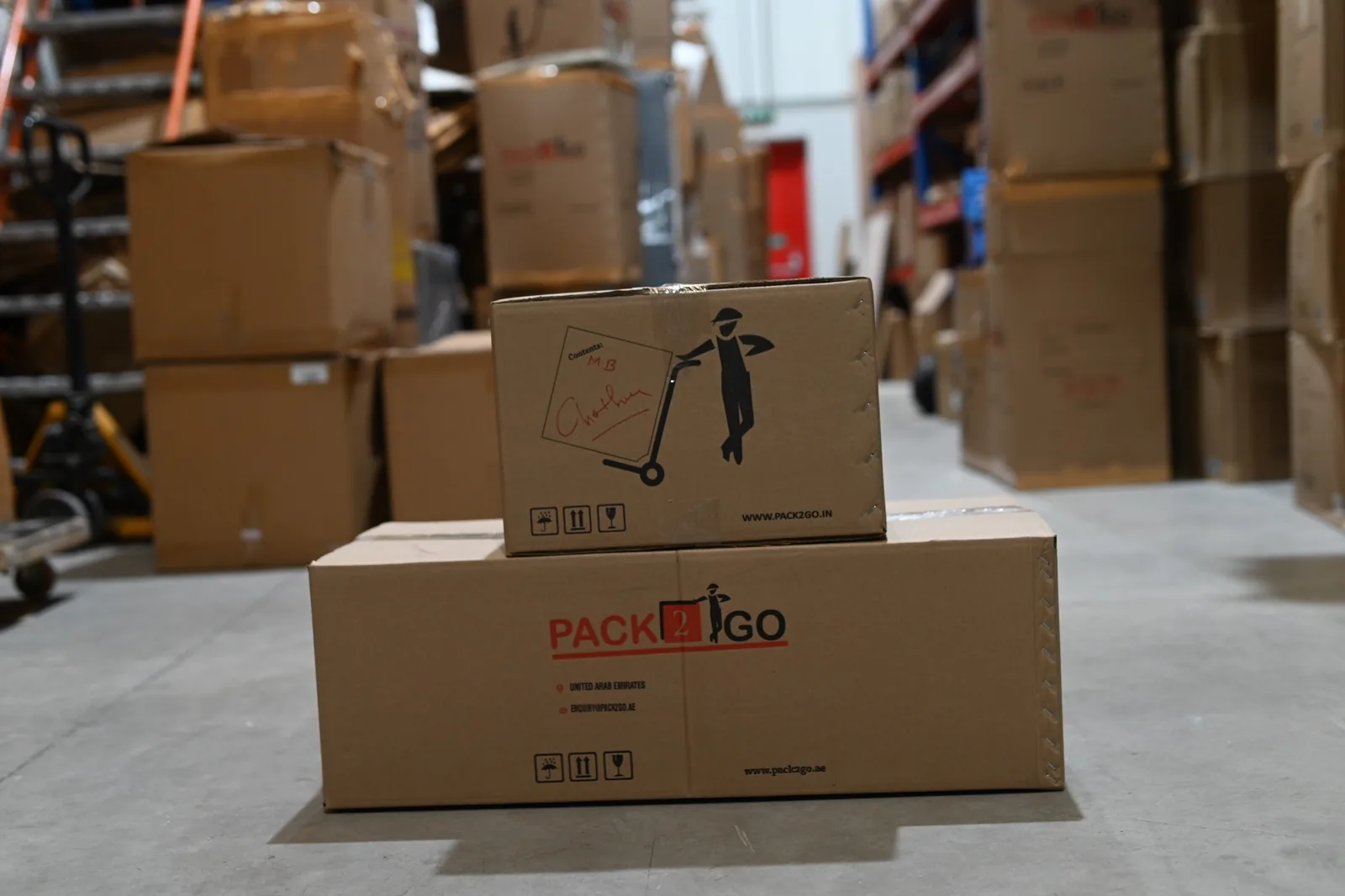 Pack2Go moving boxes
