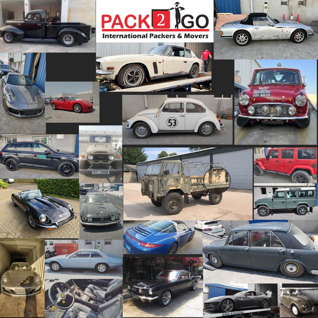 Pack2Go classic and specialist car shipping projects